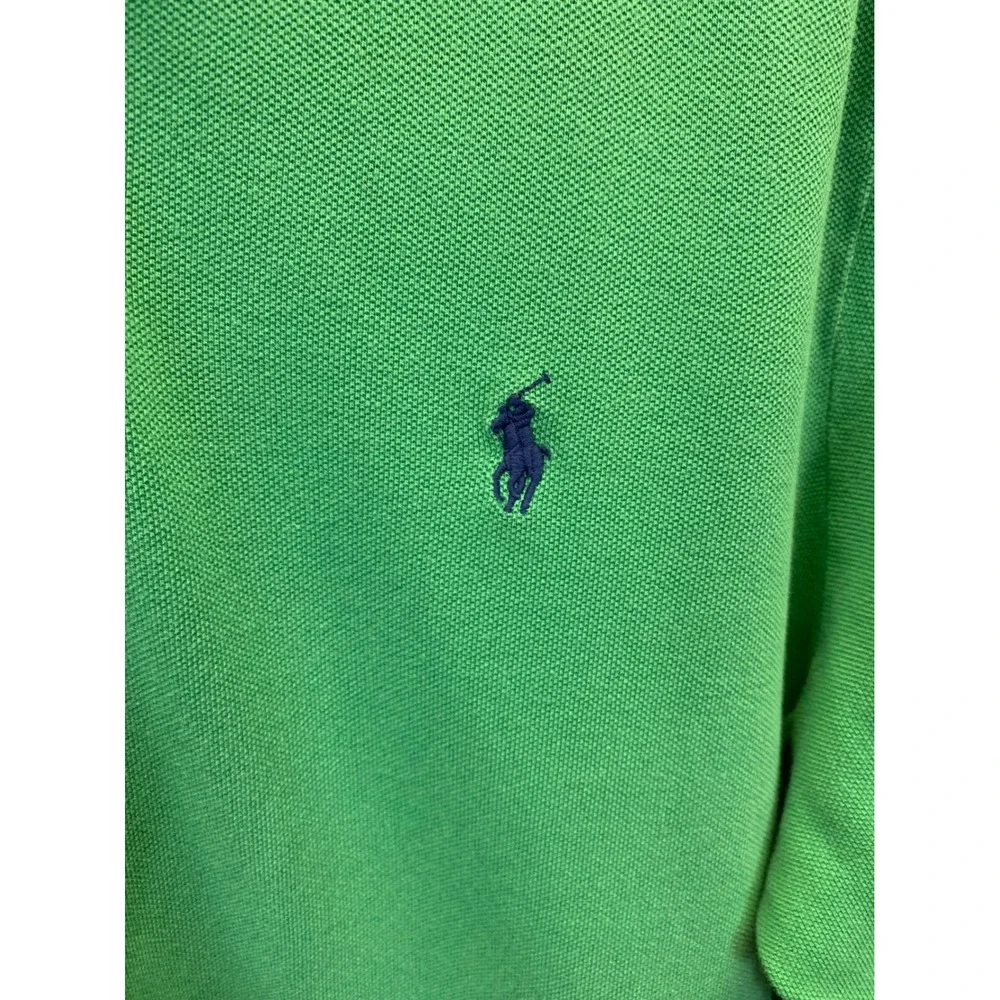 Polo Ralph Lauren XL Green Blue Polo Shirt‎ Preppy Classic Golfcore